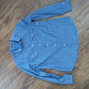 J. McLaughlin Denim Shirt 100% Cotton